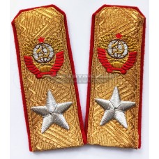 Погоны Маршала СССР парадные золотые, 080