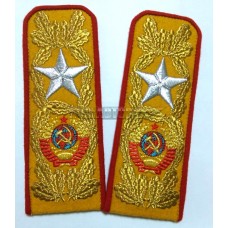 Погоны Маршала СССР, машинная вышивка, 036